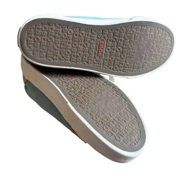 Taos Shoes Womens Star Canvas Lace Up Casual Comfort Sneakers Pink Multi 7.5145 - Picture 9 of 9